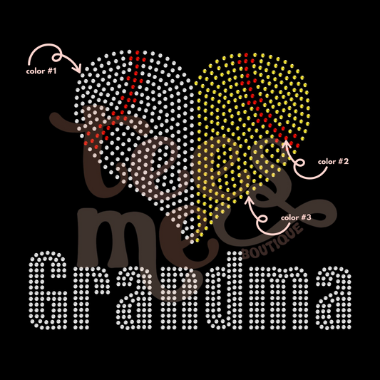 Grandma Baseball/Softball SPANGLES TRANSFER