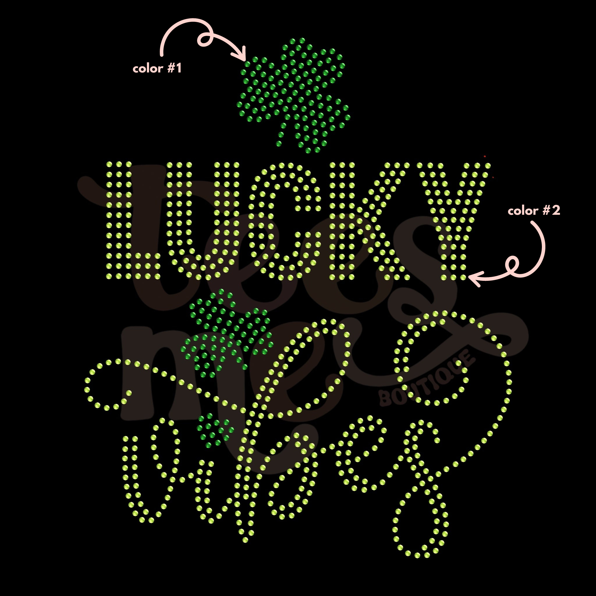 Lucky Clover Vibes SPANGLES TRANSFER
