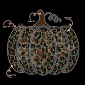 Leopard Pumpkin SPANGLES TRANSFER