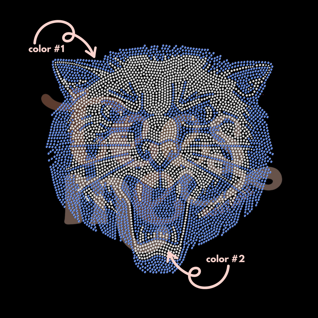 Bearcat Mascot SPANGLE TRANSFER