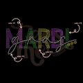 Mardi Gras SPANGLES TRANSFER