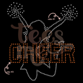 Jumping Cheerleader SPANGLES TRANSFER