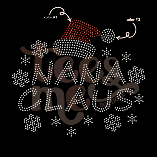 Nana Claus SPANGLES TRANSFER