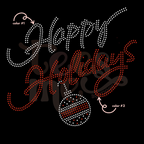 Happy Holidays Ornament SPANGLES TRANSFER