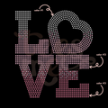Love Stacked Ombre SPANGLES TRANSFER