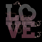 Love Stacked Ombre SPANGLES TRANSFER