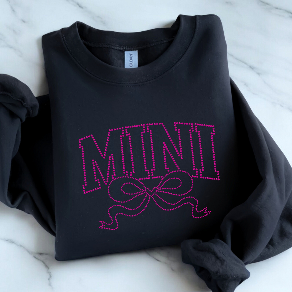 Mini Bow SPANGLES TRANSFER