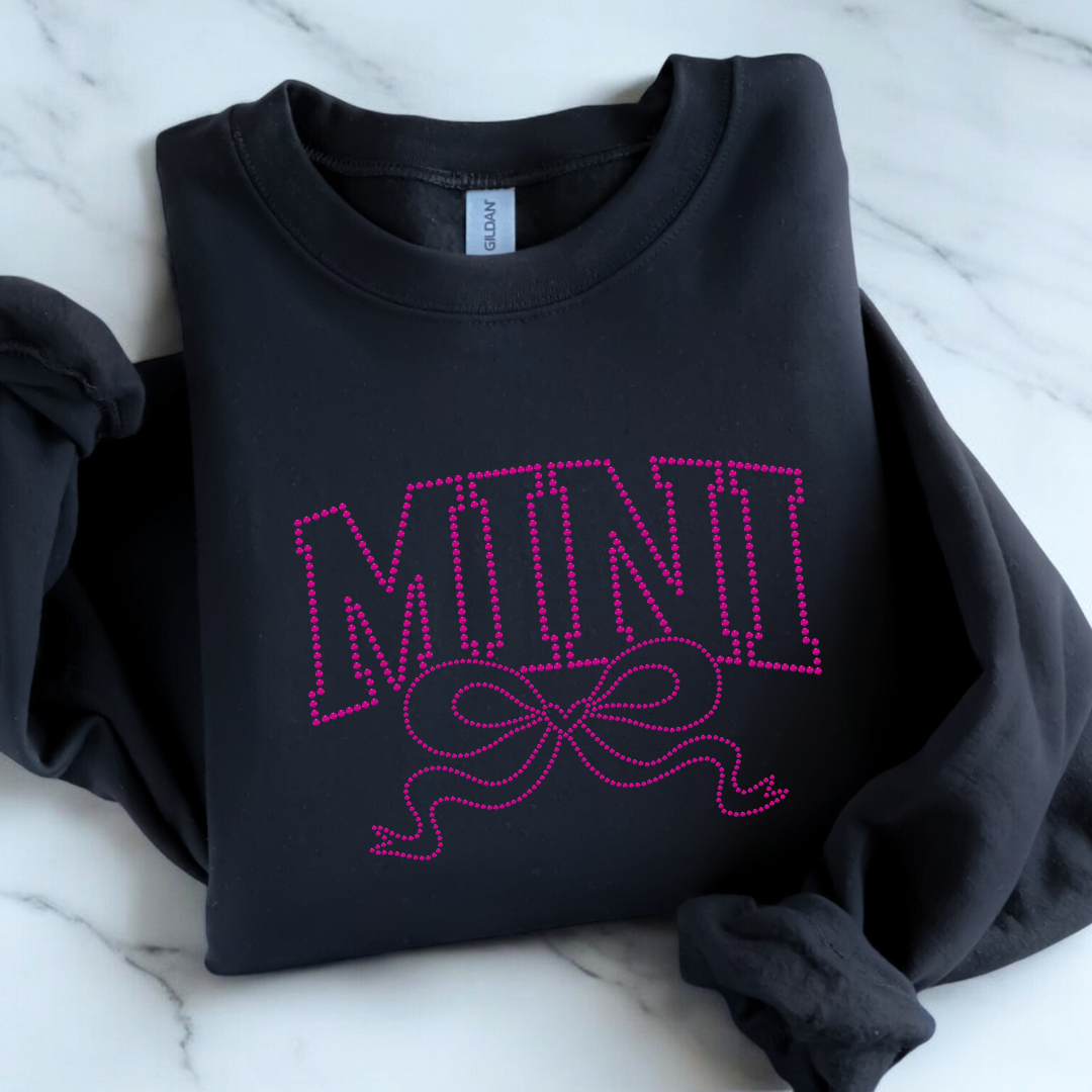 Mini Bow SPANGLES TRANSFER