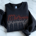 Mustangs Ombre Drip RHINESTONE TRANSFER