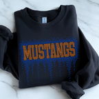 Mustangs Athletic Drip SPANGLE TRANSFER