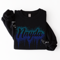 NNYDA Ombre Drip SPANGLE TRANSFER