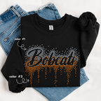Bobcats Ombre Drip SPANGLE TRANSFER
