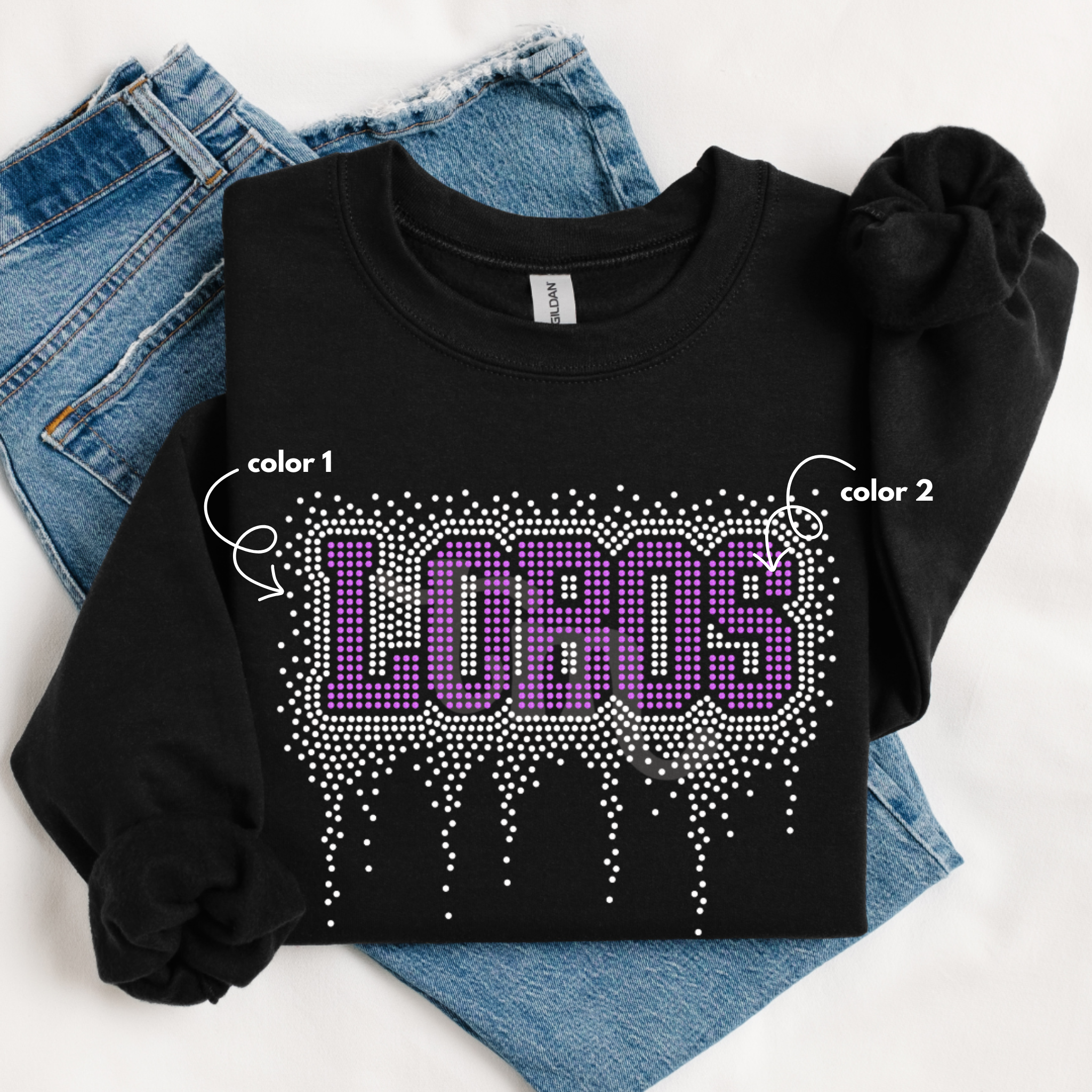 Lobos Athletic Drip SPANGLE TRANSFER