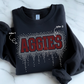 Aggies Athletic Drip SPANGLE TRANSFER