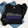 Wolverines Ombre Drip SPANGLE TRANSFER