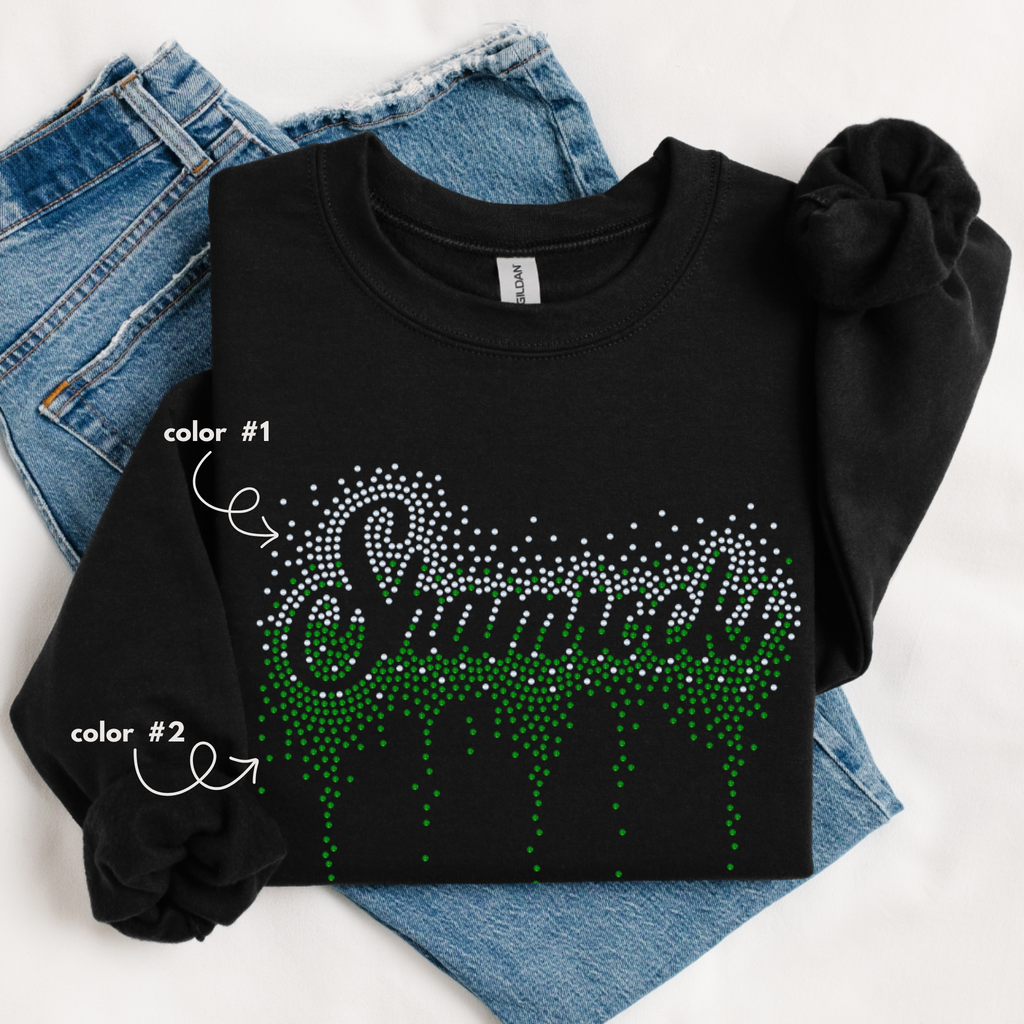 Shamrocks Ombre Drip SPANGLE TRANSFER