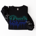 Royals Ombre Drip SPANGLE TRANSFER