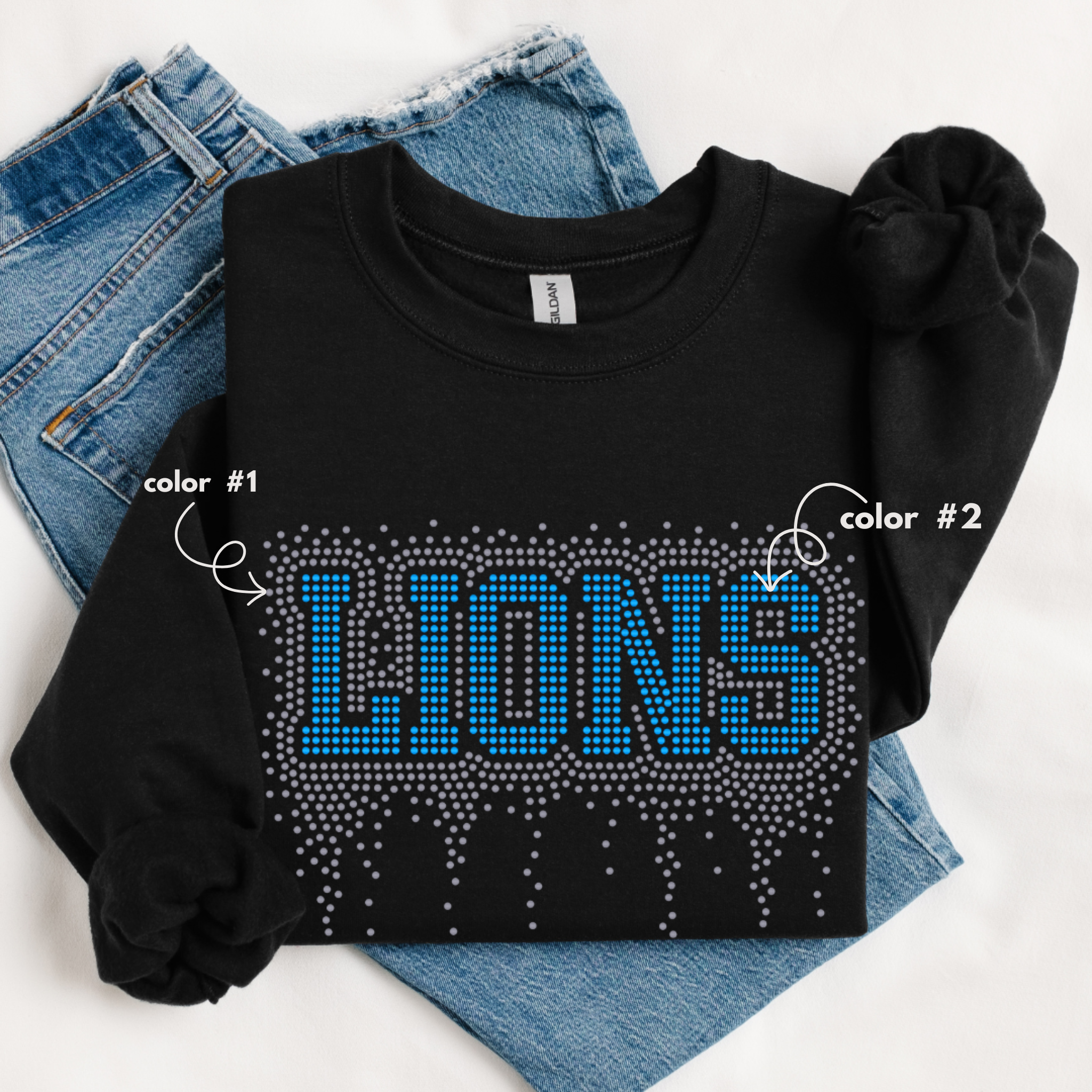 Lions Athletic Drip SPANGLE TRANSFER