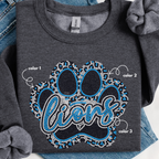 Lions Leopard Paw SPANGLE TRANSFER