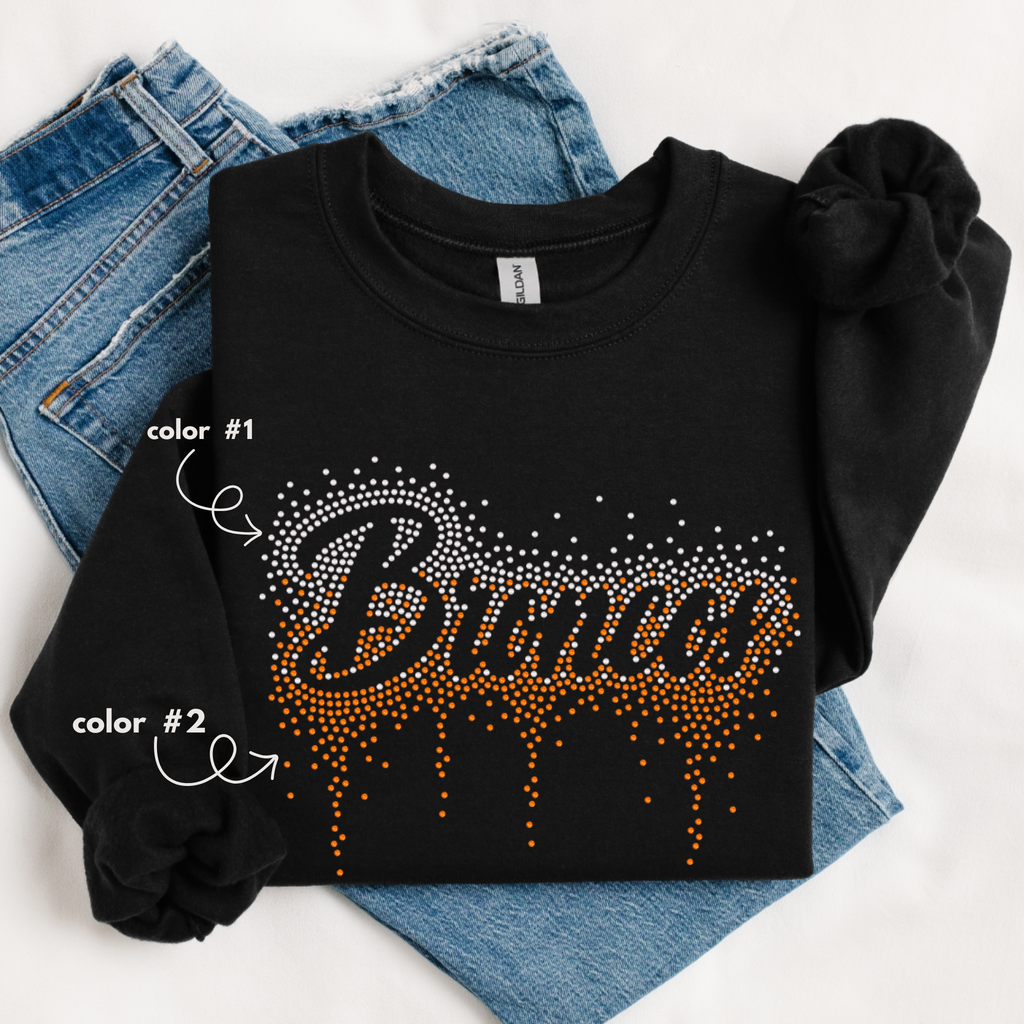 Broncos Ombre Drip SPANGLE TRANSFER