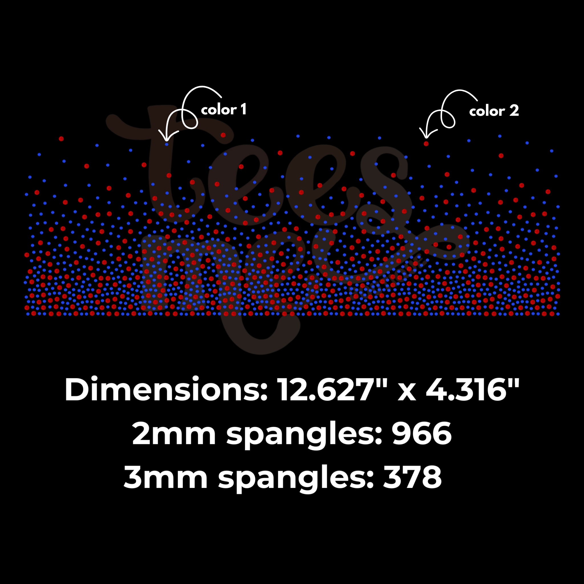 Pattern 1 SPANGLE TRANSFER