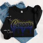 Cougars Ombre Drip SPANGLE TRANSFER