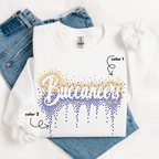 Buccaneers Ombre Drip SPANGLE TRANSFER