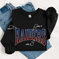 Raiders Fade SPANGLE TRANSFER