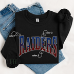 Raiders Fade SPANGLE TRANSFER