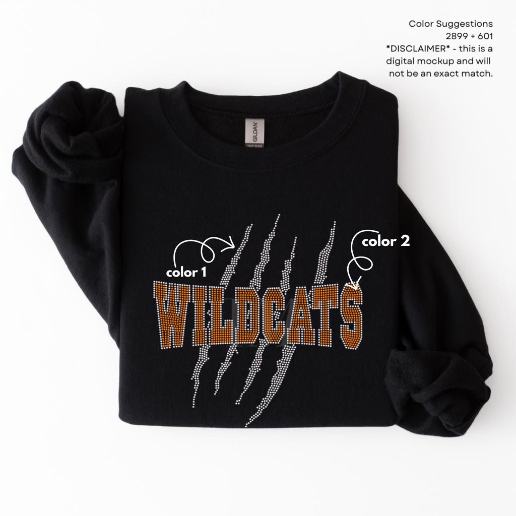 Wildcats Scratch SPANGLE TRANSFER