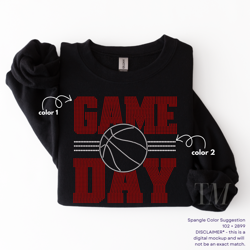 Game Day Basketball SPANGLE TRANSFER