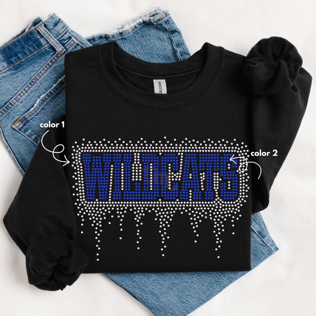 Wildcats Athletic Drip SPANGLE TRANSFER