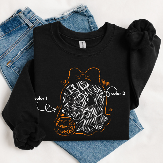 Ghost Trick-or-Treater SPANGLES TRANSFER
