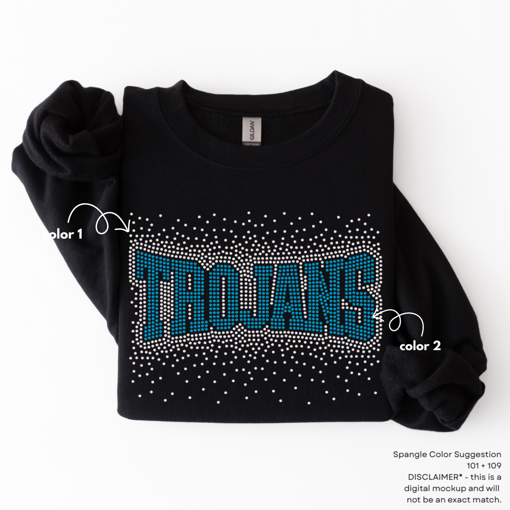 Trojans Arched Scatter SPANGLE TRANSFER