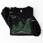 Snowy Christmas Trees SPANGLES TRANSFER