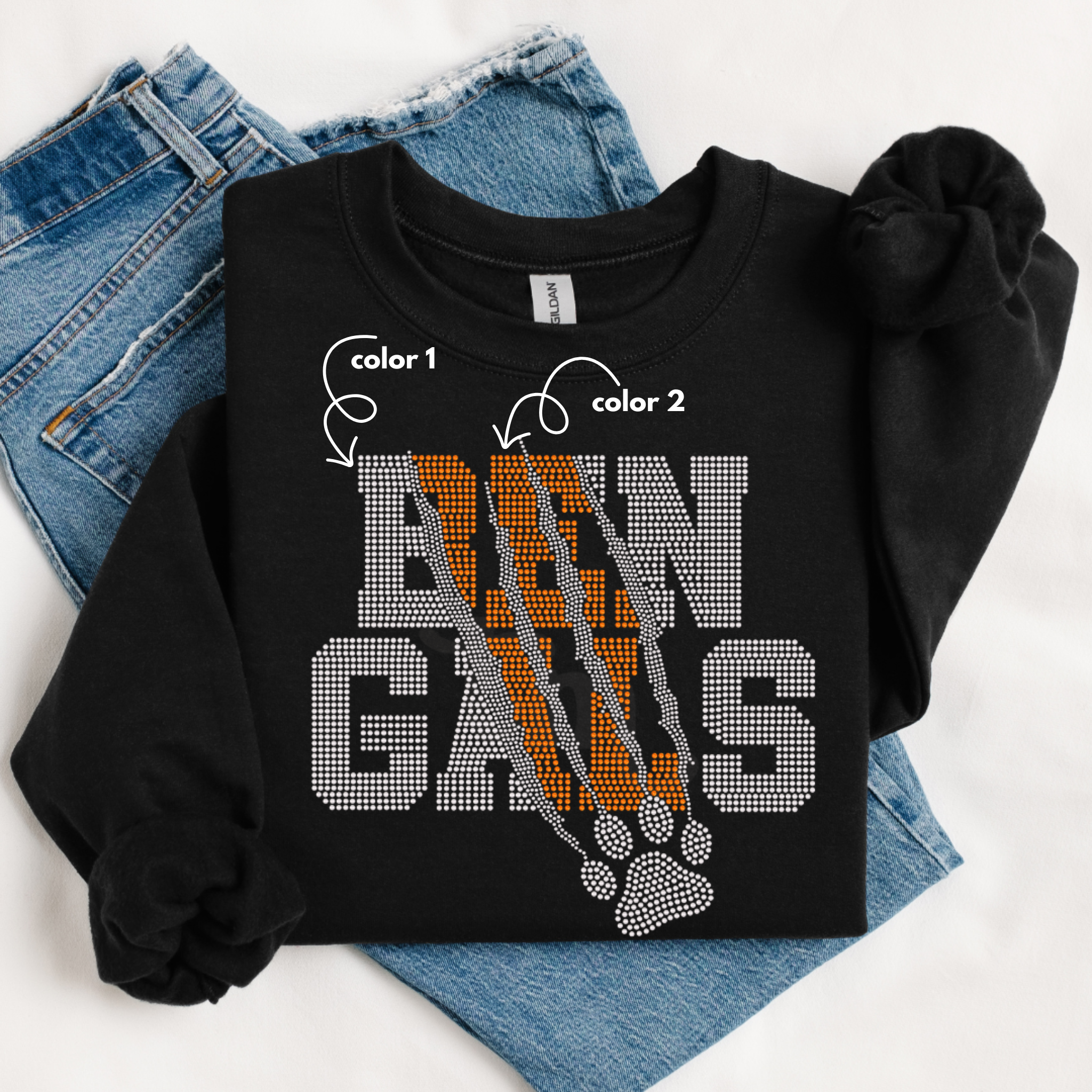 Bengals Claw SPANGLE TRANSFER