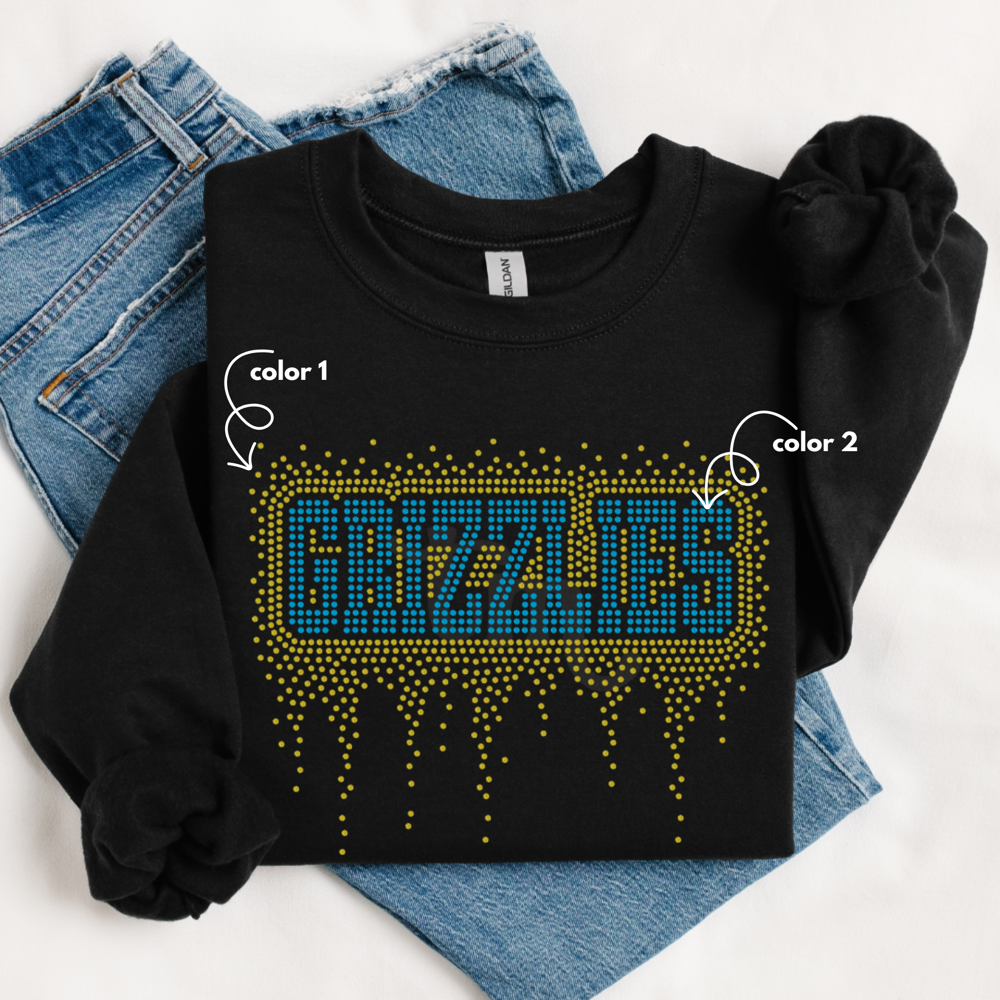 Grizzlies Athletic Drip SPANGLE TRANSFER
