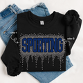 Sporting Athletic Drip SPANGLE TRANSFER