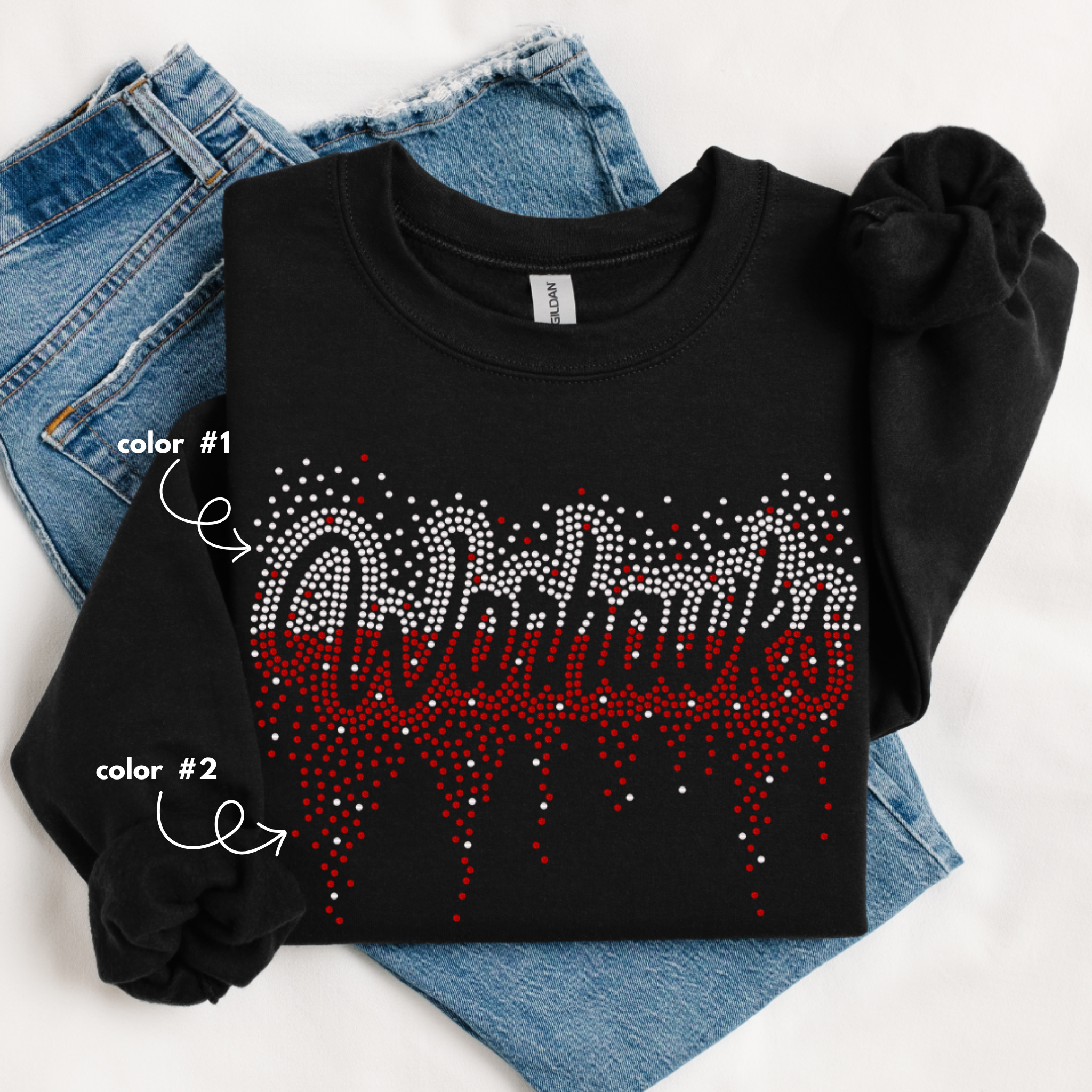 Warhawks Ombre Drip SPANGLE TRANSFER