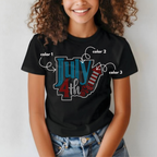 4th of July Firecracker YOUTH SPANGLE TRANSFER