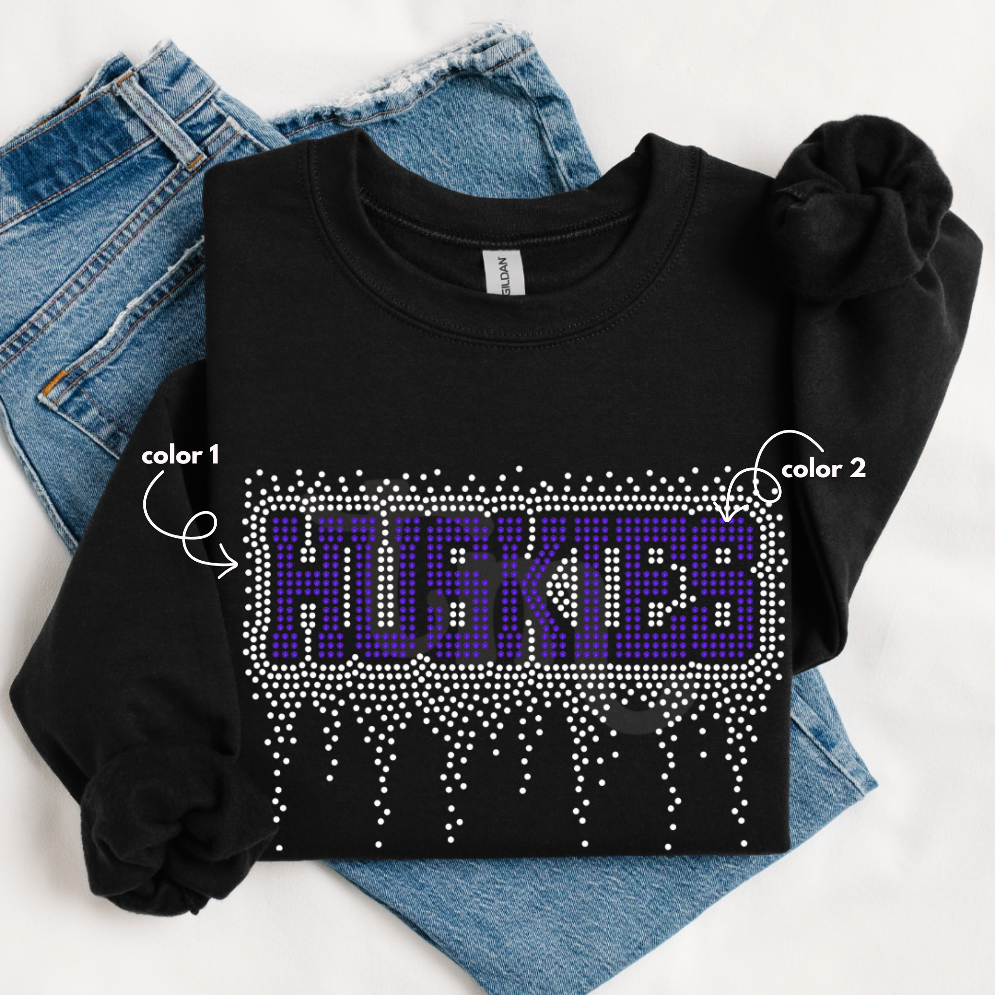 Huskies Athletic Drip SPANGLE TRANSFER