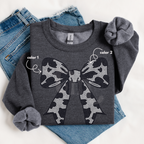 Cow Print Bow SPANGLES TRANSFER