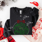 Christmas Bow Ornament SPANGLES TRANSFER