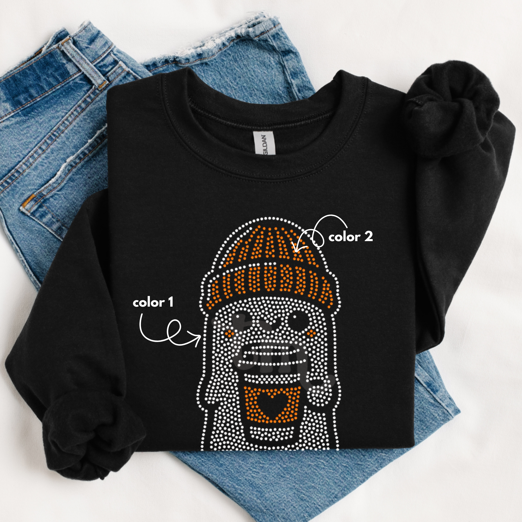 Coffee Ghost SPANGLES TRANSFER