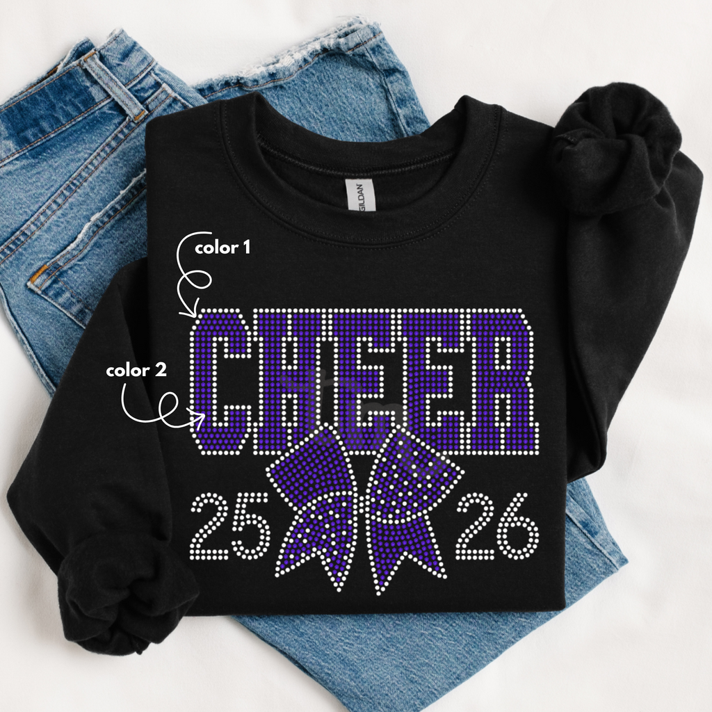 Cheer Bow 25-26 SPANGLES TRANSFER