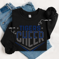 Tigers Cheer SPANGLES TRANSFER