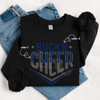 Bucks Cheer SPANGLES TRANSFER