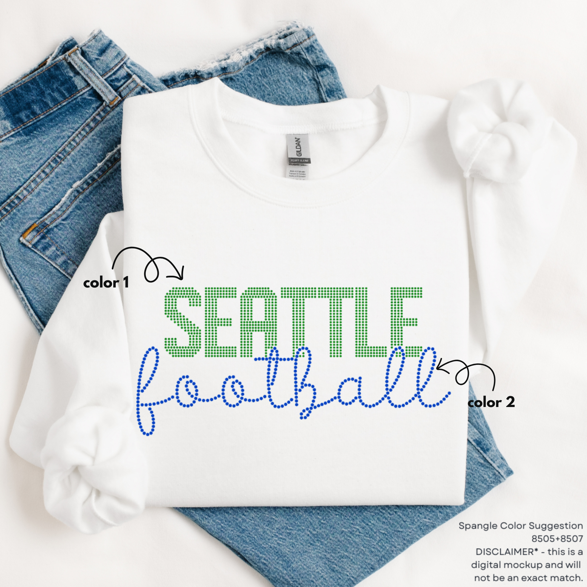 Seattle Football SPANGLE TRANSFER