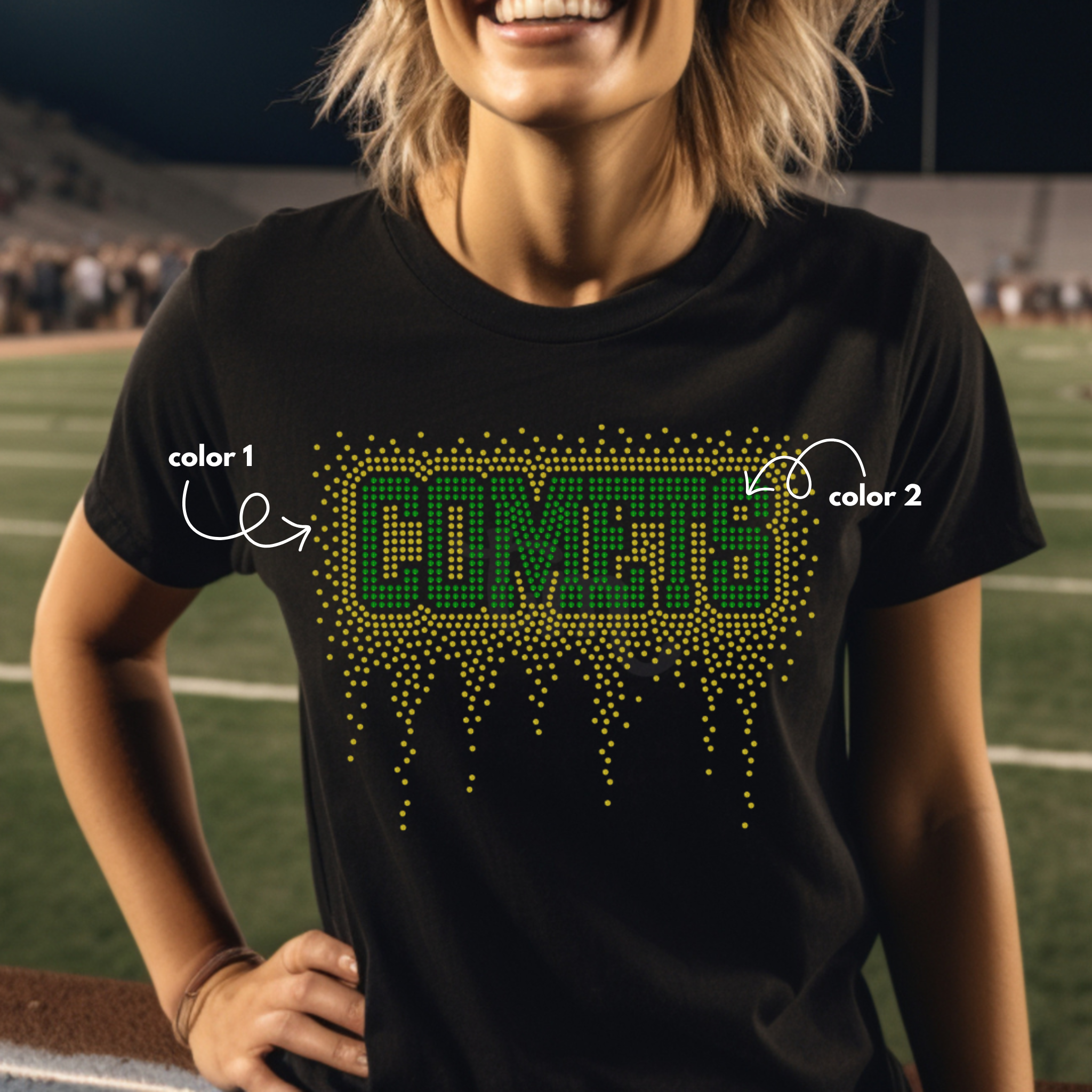 Comets Athletic Drip SPANGLE TRANSFER