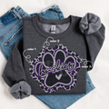 Huskies Leopard Paw SPANGLE TRANSFER
